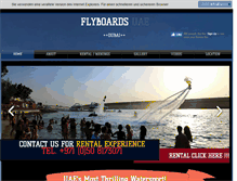 Tablet Screenshot of flyboards-uae.com